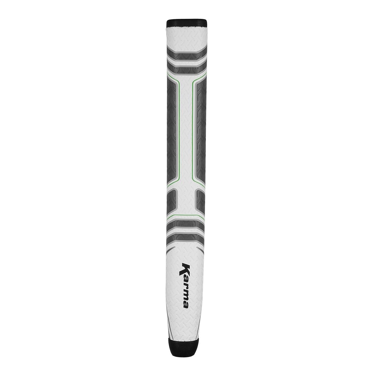 Karma Big Softy 1.3 Oversize Putter Grip White/Gray/Green Super Soft Polyurethane 10.75 Length