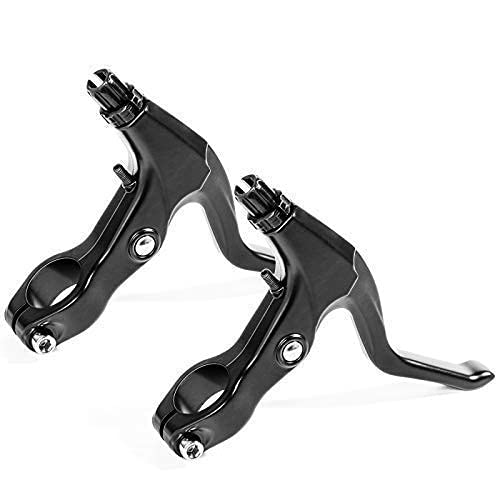 Timoo Bike Brake Levers Aluminum Alloy Bicycle Brake Handle For Mountain Bike, Road Bike, Folding Bike, Mtb, 2.2Cm Diameter, Bla