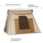 Teton Mesa 14 Canvas Tent; Tent For Family Camping In All Seasons; The Right Shelter For Your Base Camp; Waterproof