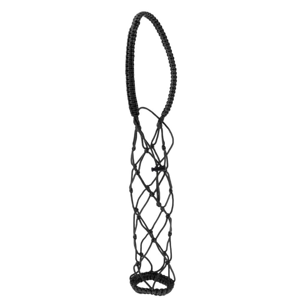 Vistora Water Bottle Net Holder Flask Mesh Carrier Paracord Handle 170Z Black 260Ml|Cycling|Bicycle Accessories|Water Bottles &