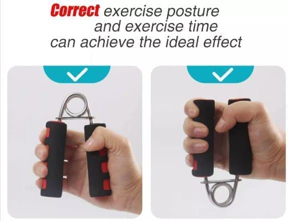 Boomiboo Hand Grip Strengthener, Hand Soft Foam Manual Exerciser, Rapid Increase Of Wrist, Forearm And Finger Strength Exercise