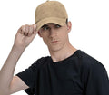 Alexvyan Brown Cotton Men Sun Visor Baseball Cap Adjustable Sport Summer Cap For Golf Tennis Cricket Cycling Running Gym Cap Su