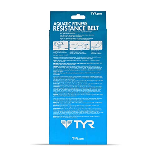 Tyr Aquatic Resistance Belt For Swim Training 9.5 X 4.5 X 2.5