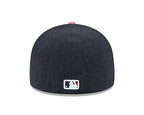 Mlb Boston Red Sox Heather Action 59Fifty Fitted Cap, 7, Navy