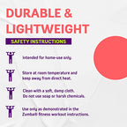 Zumba Toning Sticks, Hand Weights For Women, Dumbbell Weight Set, 1 Pound