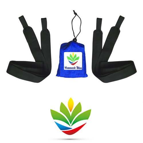 Hammock Bliss Xl Extra Long Tree Straps - Hang Any Hammock With Ease - Super Strong & Durable - Quality You Can Trust - Only 5 O