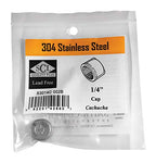Pipe Cap 1/4'' Ss (Pack Of 1)