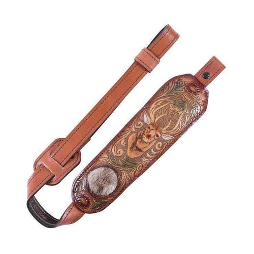 AA&E Leathercraft 8501043-210 Leather Trophy Gunsling, Brown