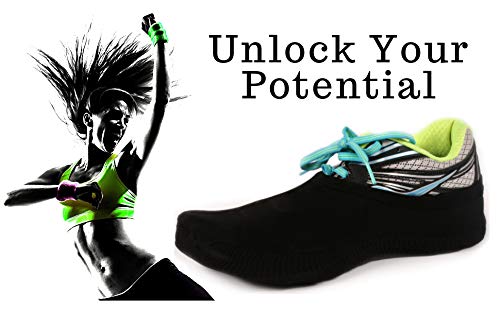 Ps Athletic Shoe Covers For Dancing (1 Pair, 2 Socks), Socks Over Shoes, Overshoes For Sneakers, Smooth Pivots & Turns
