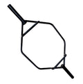 Cap Olympic Trap Bar, Shrug Bar, Hex Bar With Combo Neutral Grips And Black Finish