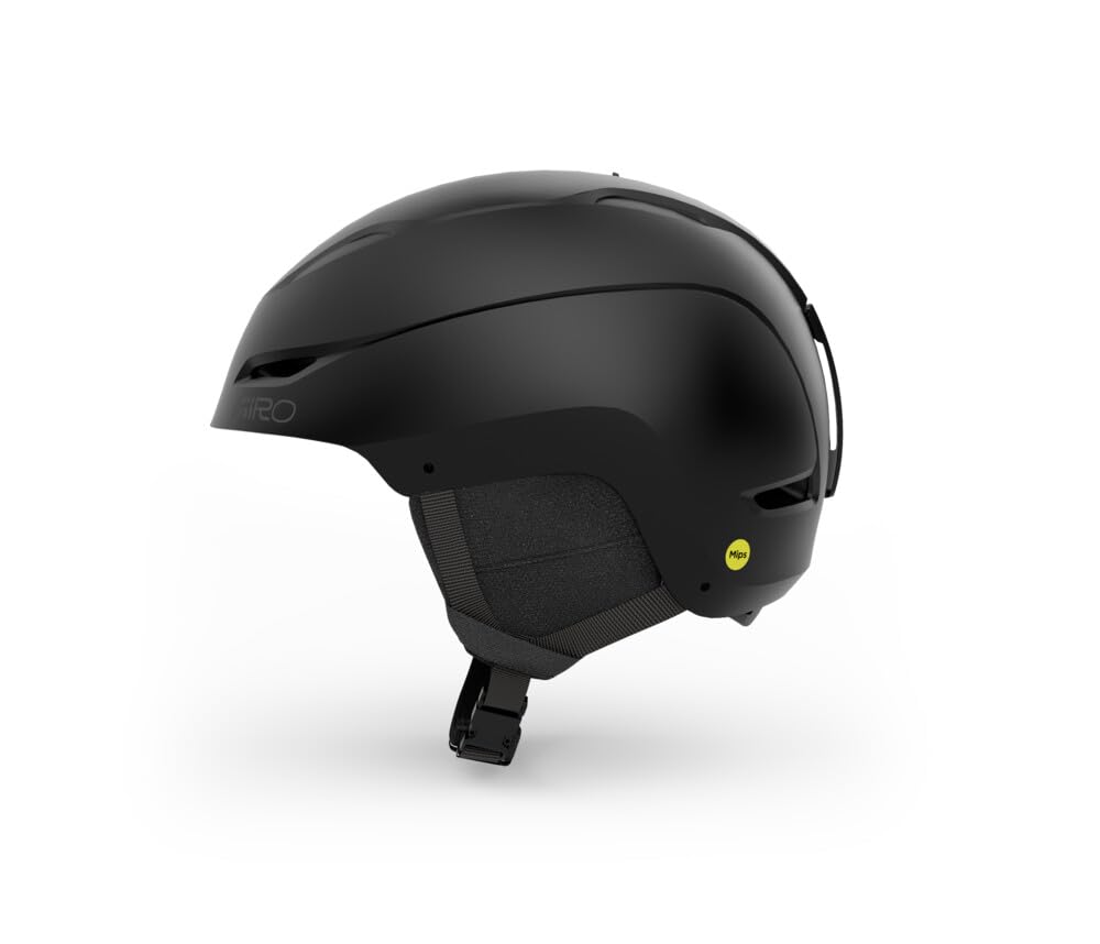 Giro Ratio Ski Helmet - Snowboard Helmet for Men, Women & Youth - Matte Black - L (59-62.5cm)