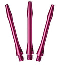 Us Darts - 3 Sets (9 Shafts) Pink Aluminum Dart Shafts + O'Rings, 2'' Medium
