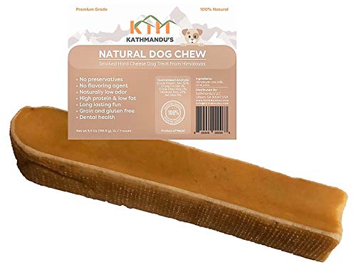 Authentic Himalayan cheese Dog chews, XLarge cHEW (Pack of 1), Yak chews for Dogs Under 90 lbs