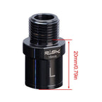 Bike Pedal Extenders, Titanium Alloy Extended Pedal Spacer With Washers Extended 16/20Mm Hollow Foot Pedal Extenders For 9/16''