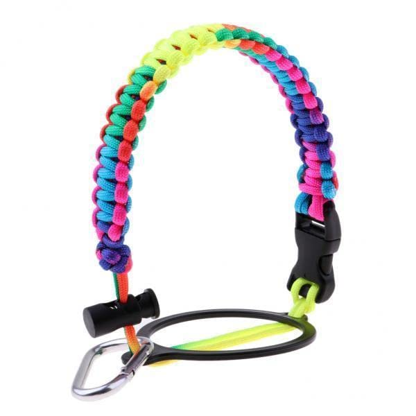 Heavenglow 2Xoutdoor Water Bottle Carrier Strap Cup Handle Rope With Carabiner Multicolor|Sporting Goods