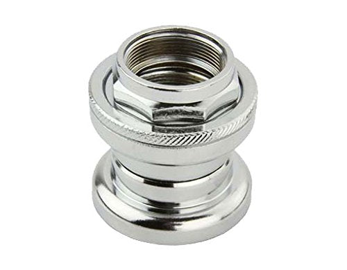 Alta Bike Steel Threaded Headset, Multiple Sizes And Colors (Chrome, 21.1Mm)