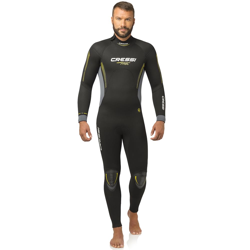 Cressi Fast 5 mm, Black/Yellow, XL