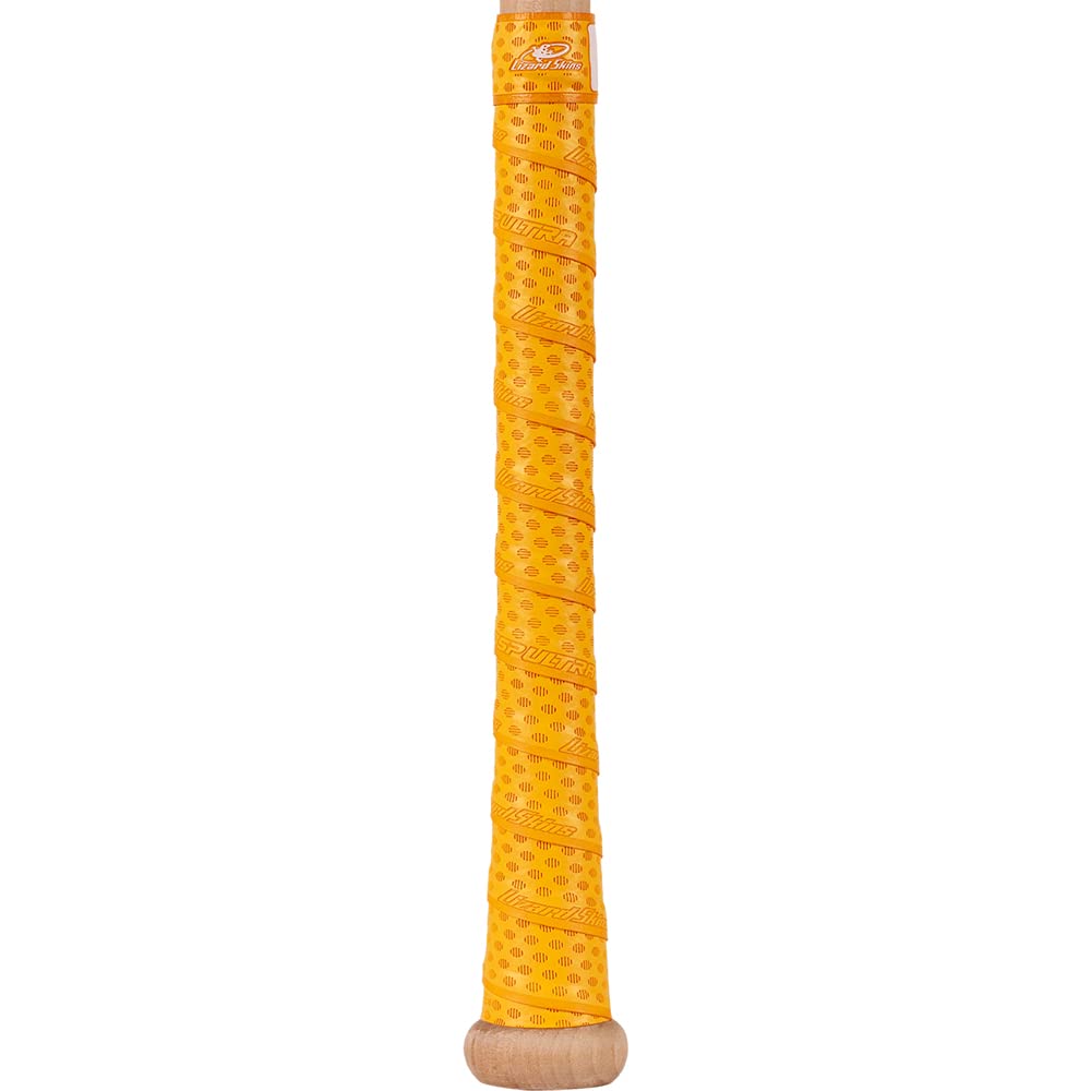 Lizard Skins Dsp Ultra 1.1Mm Bat Grip - Next-Gen Durasoft Polymer Baseball & Softball Bat Tape (Maize Yellow)