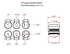 Wilderness Systems Through-Hull Wiring Kit For Kayaks