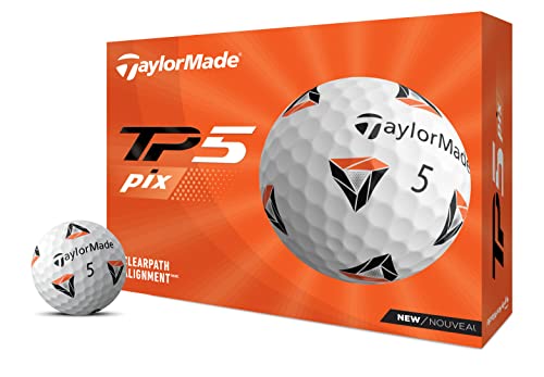 Taylormade 2021 Tp5 Pix 2.0 Golf Balls White