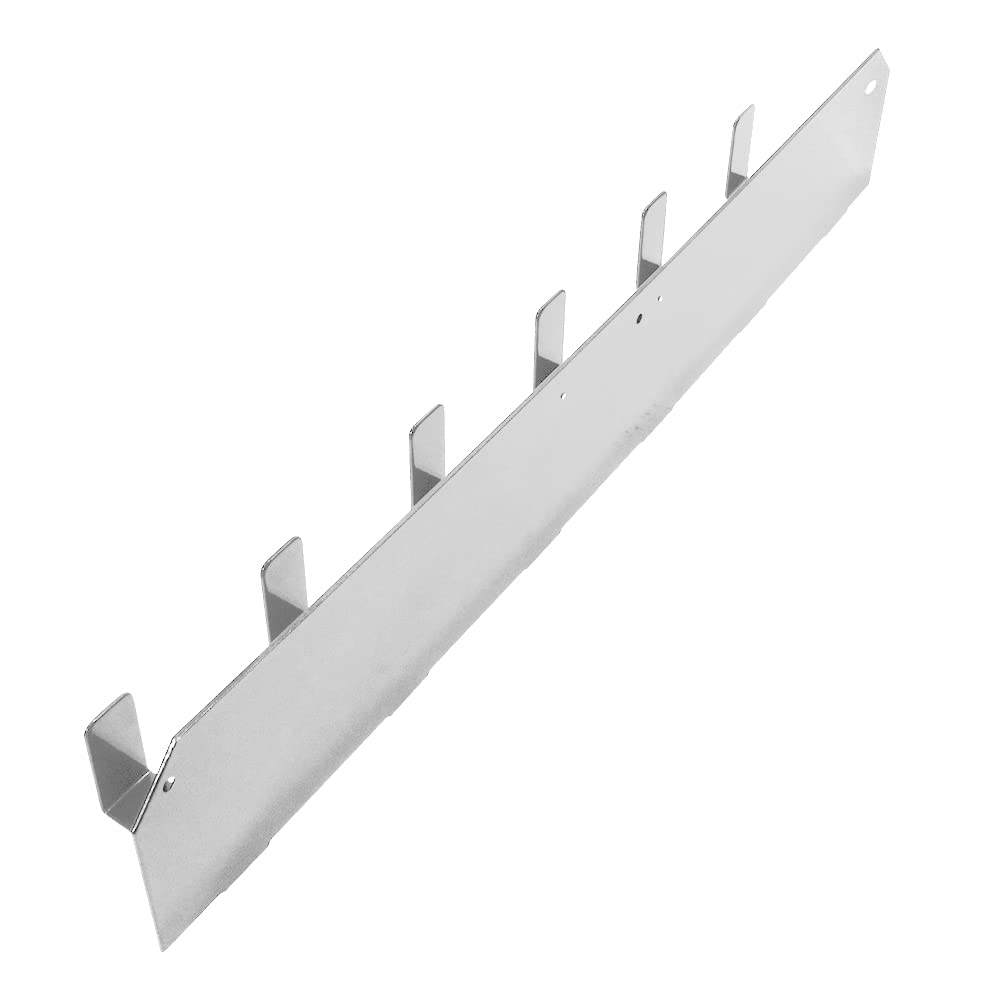 Pit Posse 598 Six Mount Goggle Rack Wall Hanger - Made In Usa - Cabinet Shop Garage Enclosed Race Trailer Automotive Motorcycle