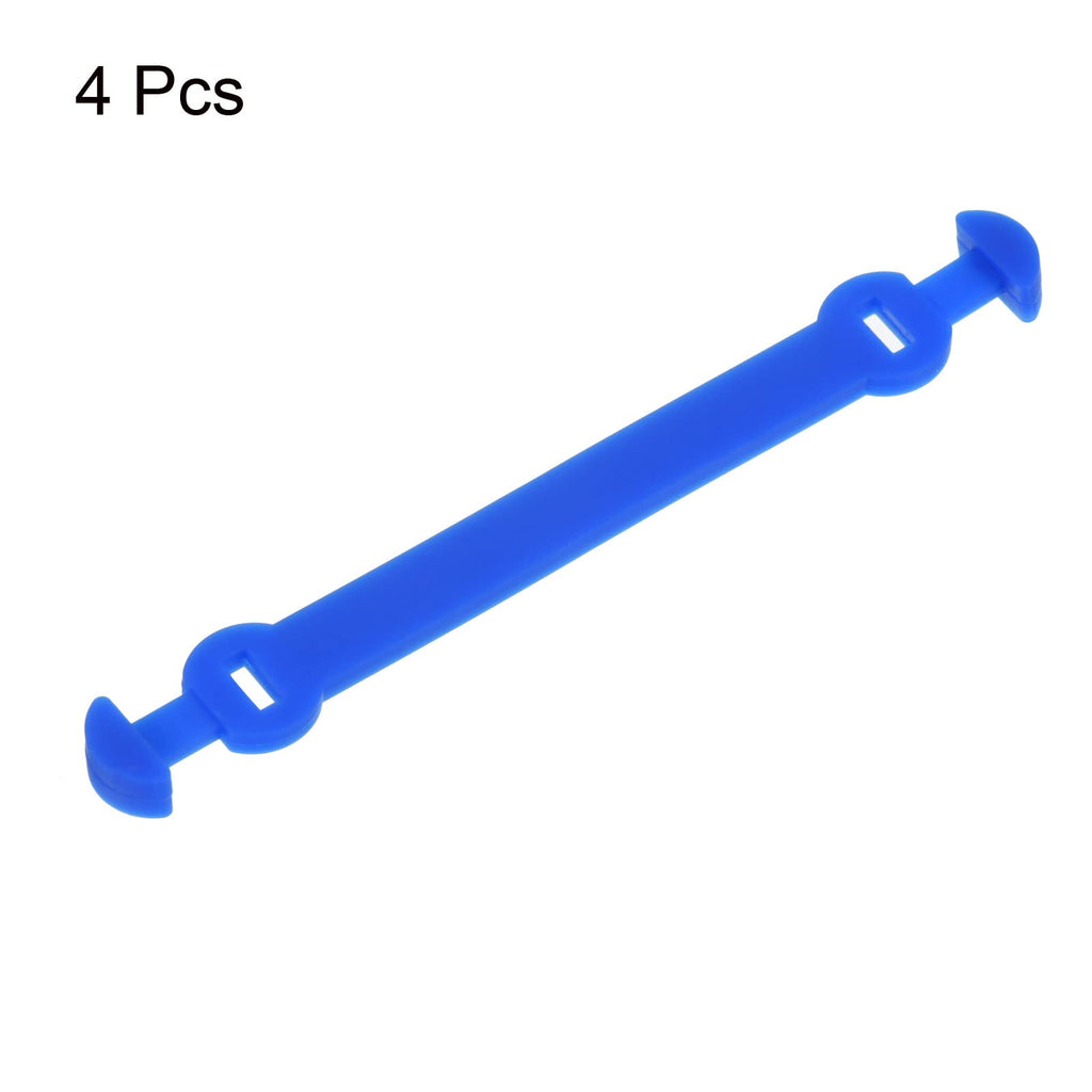 Patikil Tennis Vibration Dampeners, 4 Pack Silicone Racquet Shock Absorber Racket String Damping, Blue