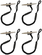 Bungee Dock Lines, 4 Feet Bungee Shock Cords Bungee Docking Rope Mooring Rope For Boat,Pwc,Jet Ski,Pontoon,Kayak,Canoe,Power Boa
