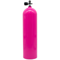 Catalina Cylinders 80 cf Aluminum Scuba Tank with Universal SSV-C-48P Valve (3000 PSI) - Neon Pink