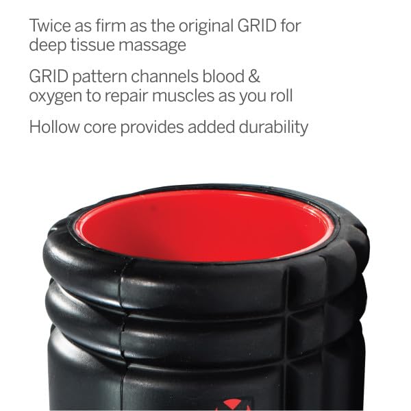 Trigger Point Performance Triggerpoint Grid X Foam Roller With Free Online Instructional Videos, Extra Firm (13-Inch)