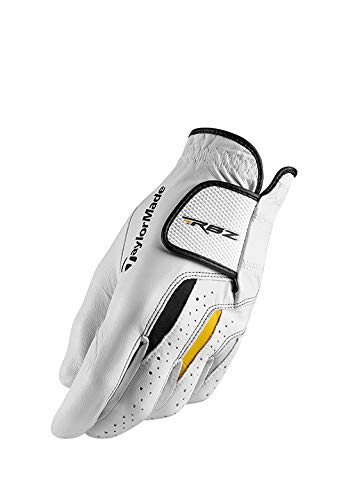 Taylormade Golf Rbz Tech White/Black/Gold, Worn On Left Hand, Large