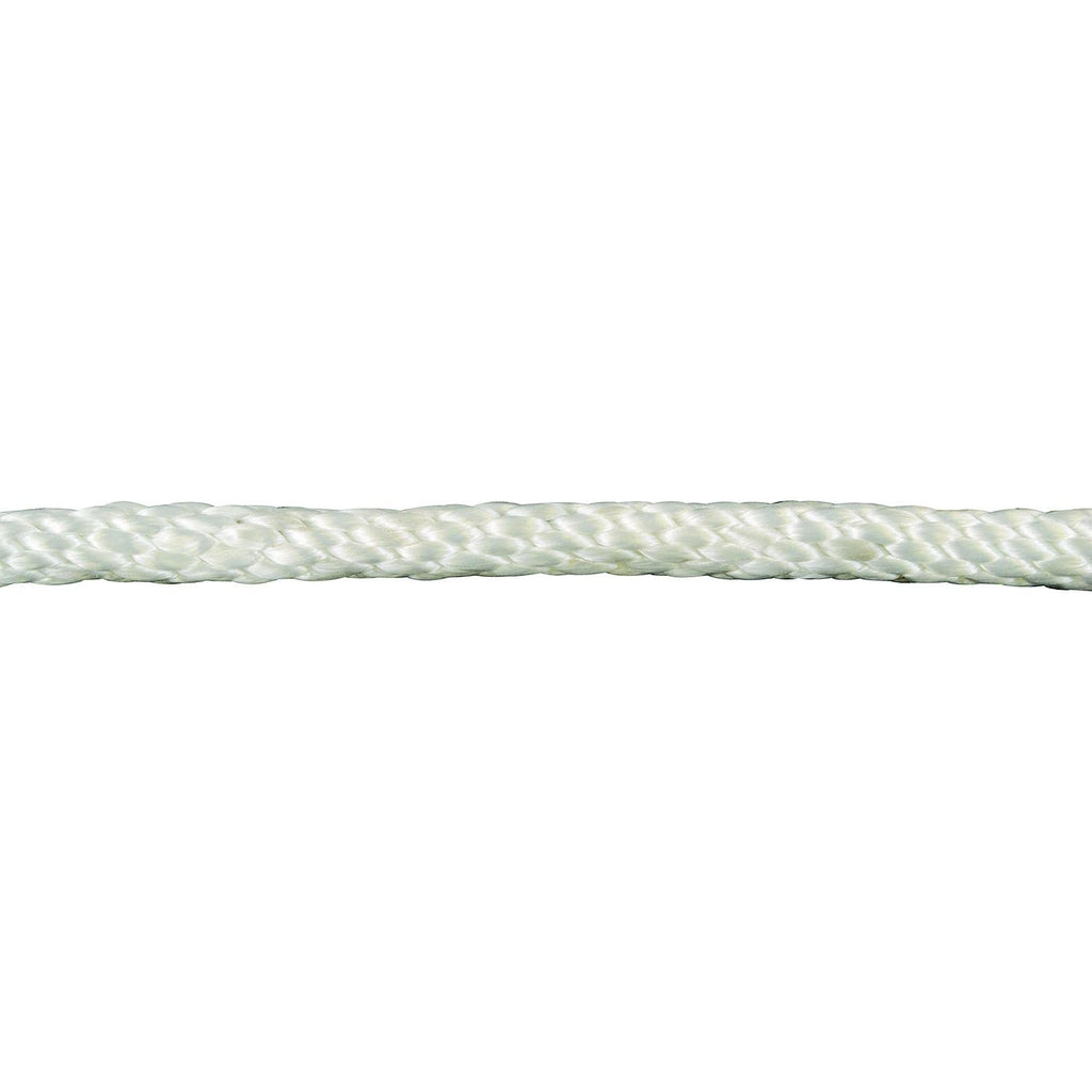 Attwood 11724-1 Solid Braid Multifilament Polypropylene Anchor Line With Thimble 3/8-Inch X 100-Feet, White
