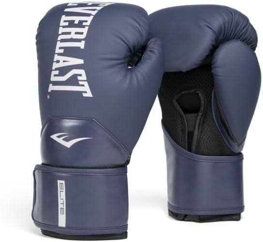Everlast Elite 2 Boxing Gloves | Pro Training Gloves For Men And Women | Secure Fit Hook And Loop Closure & Ventilation | Heavy