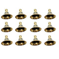 Uapan Brass Pooja Bell With J Hook (12, 1 Inch)