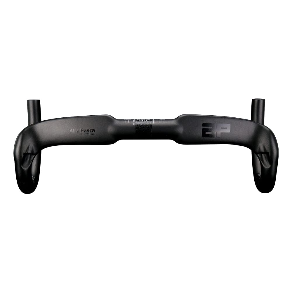 Road Bike Handlebars Alfa Pasca Aero Bars Carbon Fiber Handle Bar Drop Handlebars 31.8 Bicycles Parts Ultra-Light Shiny Black UD