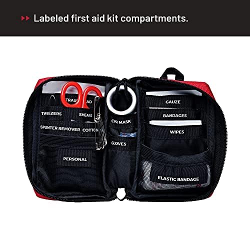 Surviveware 45 Piece Mini First Aid Kit For Travel Camping Gear, Survival Kits, And Home Essentials