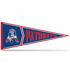 Rico Industries Nfl Football New England Patriots Retro - Alt 12'' X 30'' Felt Wall D  Cor Pennant - Great For Home/Bed Room/Man