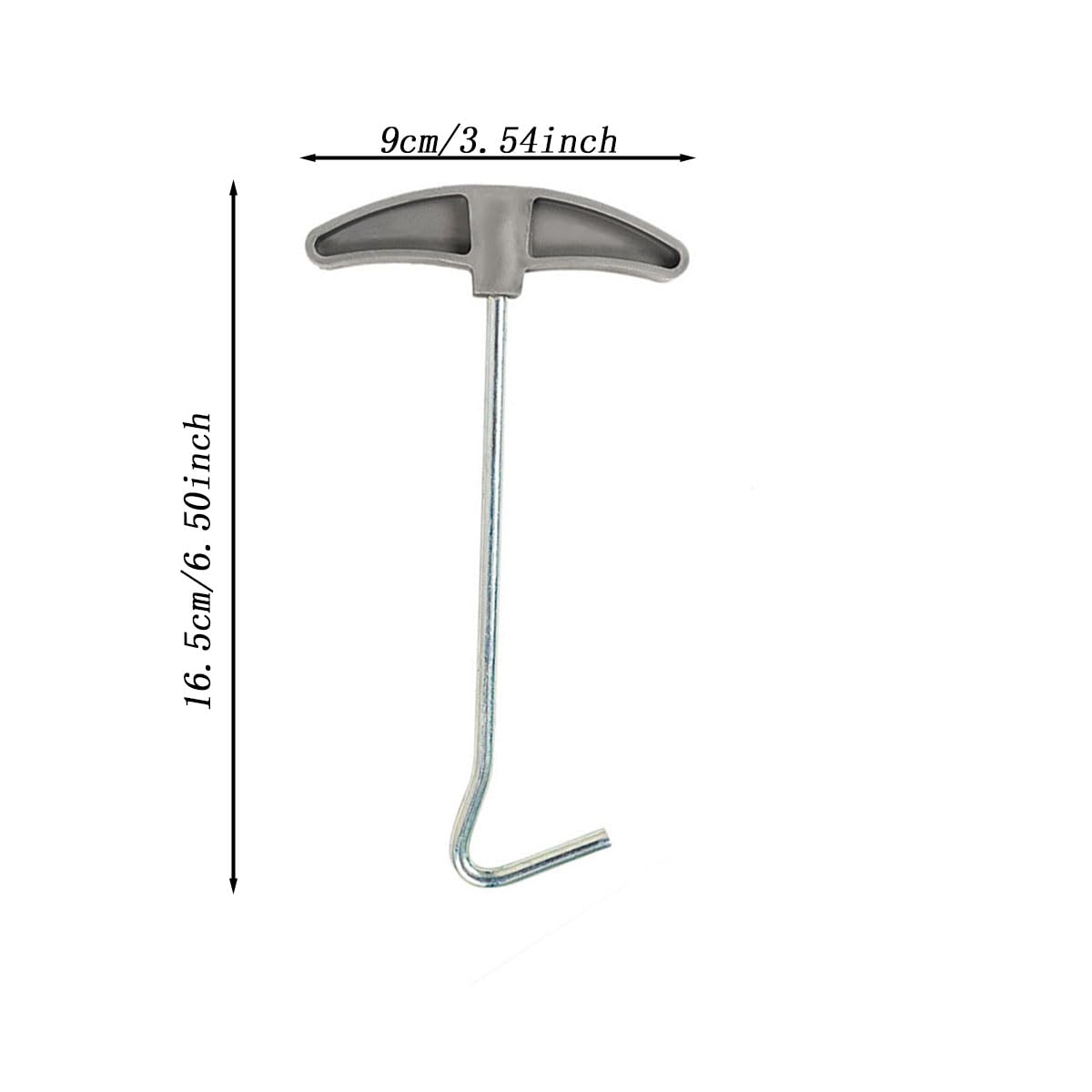 Laiyoho 3 Pcs Outdoor Tent Peg Puller Extractor With Plastic Handles, Portable Tool For Camping And Other Outdoor Activities