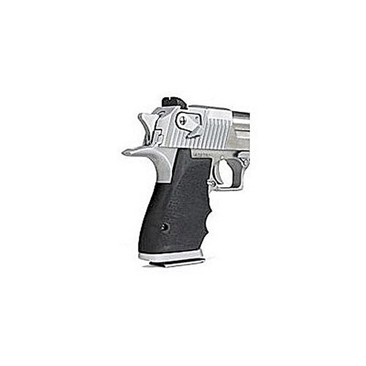 Hogue OverMolded Rubber Grip for Desert Eagle with Finger Grooves, Black - DEP821