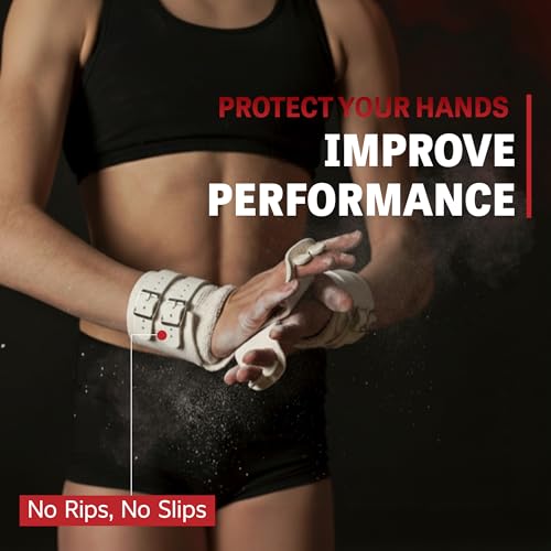 Reisport Ladies Protec Hyper Buckle Uneven Bar Grips, Gymnastics, Medium