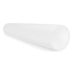 Cando White Pe Foam Rollers For Exercise, Finess, Muscle Restoration, Massage Therapy, Sport Recovery And Physical Therapy For H