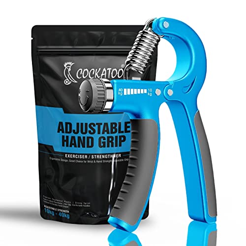Cockatoo (10 KG  40 Kg) Adjustable Hand Grip| Hand Gripper for Men & Women|Hand Grip Strengthener