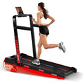 Lifelong Walking Pad Treadmill | 4 Hp Motor | Foldable Handle | Led Display & Remote Control | 2Level Manual Incline | AntiSli