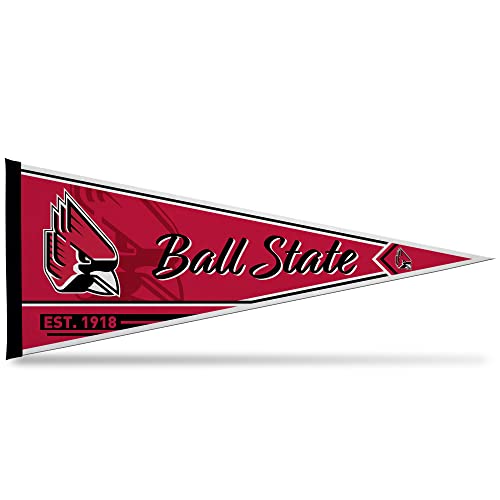 Rico Industries Ncaa Ball State Cardinals Classic 12'' X 30'' Felt Wall D  Cor Pennant - Great For Home/Bed Room/Man Cave D  Cor