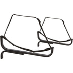 Suspenz Kayak Storage Rack, Wall Mount, Black Powder-Coated Steel, Canoe Hooks, Ideal For Storing Canoes, Large Kayaks, Paddle B