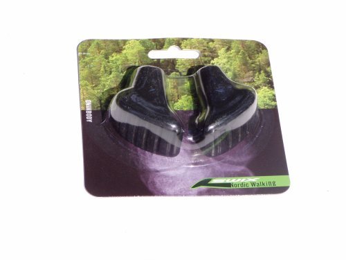 Swix Nordic Walking Rubber Tips - Boot Shaped Nordic Walking Rubber Tips For Pavement, Indoor/Outdoor Tracks, The Mall, Hard Sur