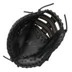 Mizuno GXF50FP MVP Prime Fastpitch Softball First Base Mitts, 13, Left Hand Throw, Worn on Right Hand, Black
