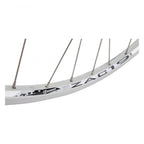 Wheel Rear 26 X 1.5, Wei-Zac19, Silver, Qr Alloy Fw 5-7Sp Silver Hub, 14G Ss Spokes, 36H