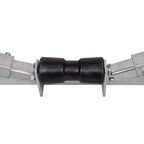 Vidaxl Adjustable Boat Trailer Bottom Support Bracket With Keel Rollers - Zinc-Coated Steel Holder Suitable For Boats From 2' 7'