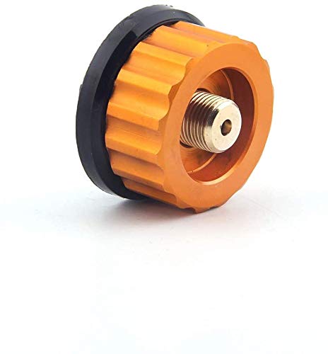 Hamans Butane Fuel Canister Adapter, Camping Backpacking Stove Butane Gas Adapter Convert Connector