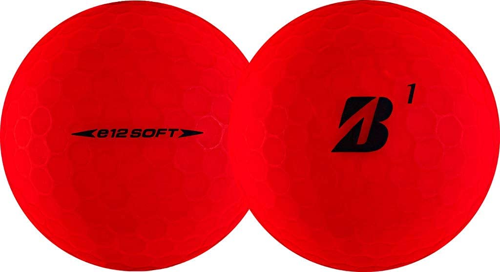 Bridgestone E12 Contact Red Golf Ball - Dozen